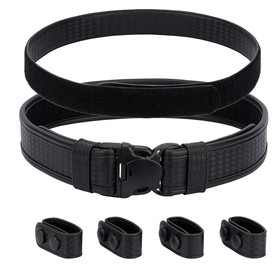 TACNEX outer view of basket weave duty belt, durable for daily duty