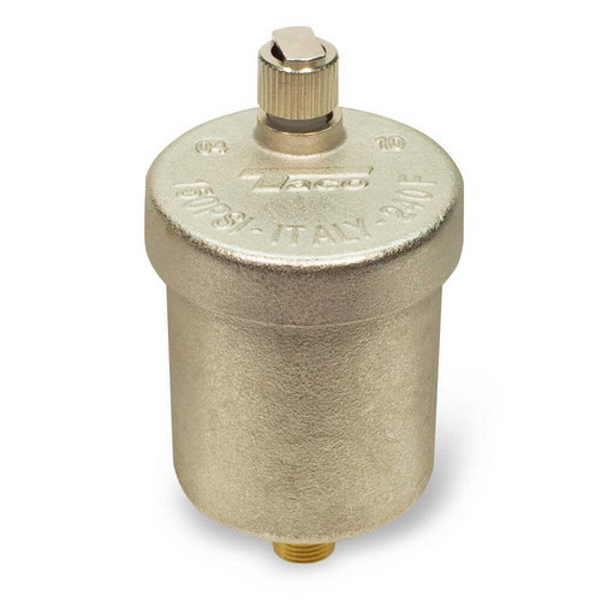 Taco 400-4 float vent top view improves air removal in hot water systems.