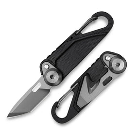 TACRAY Vinto folded knife on keychain for ultra-light everyday carry.