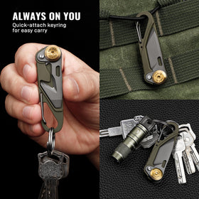TACRAY Vinto keyring attachment keeps your tool accessible during daily routines.