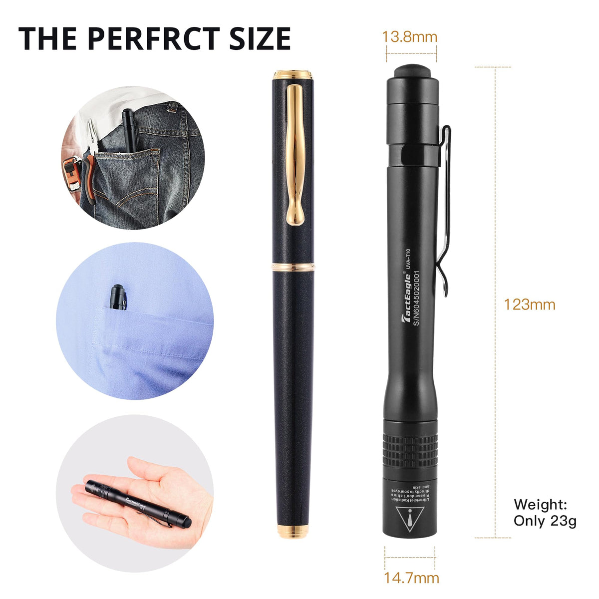 TactEagle UV Light Pen ideal for on-the-go dental inspections