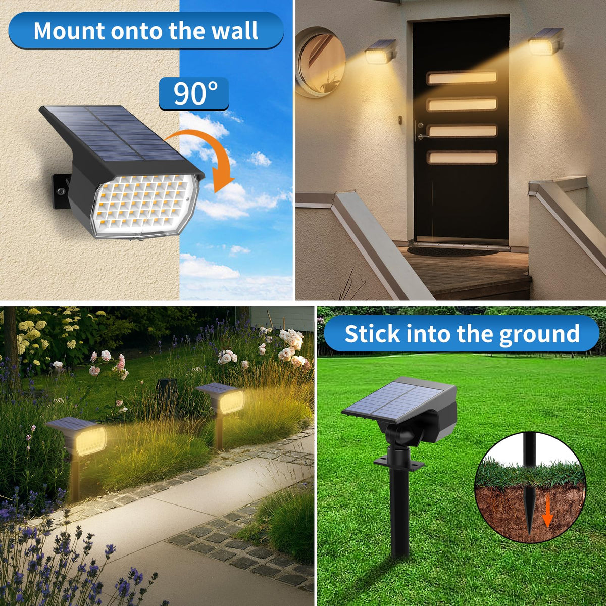 Tadyreal IP65 outdoor light withstands rain and challenging weather.