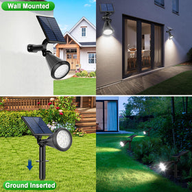 Tadyreal installation options show wall mounting and ground stake for flexible placement.