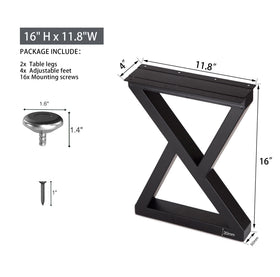 Taelakeni adjustable feet pads protect floors and stabilize furniture surfaces.