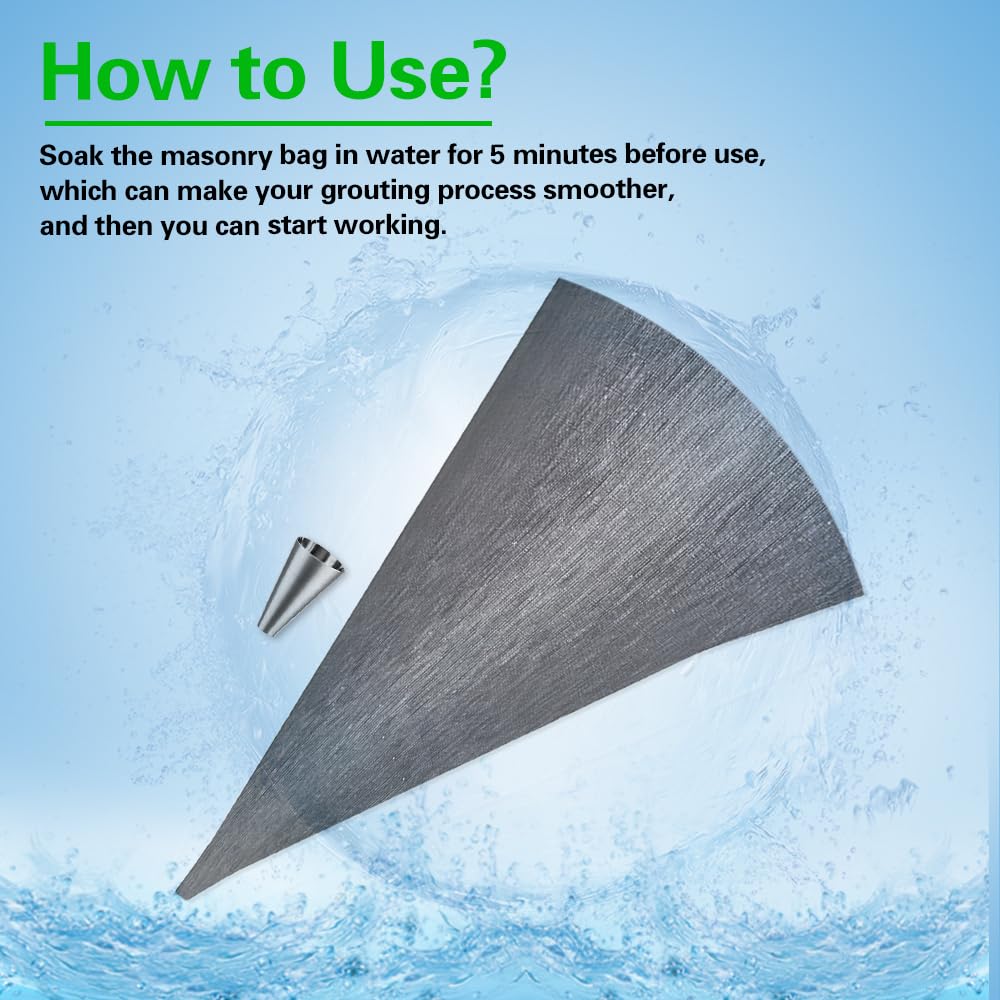 Tahikem easy cleanup with warm water after grouting.