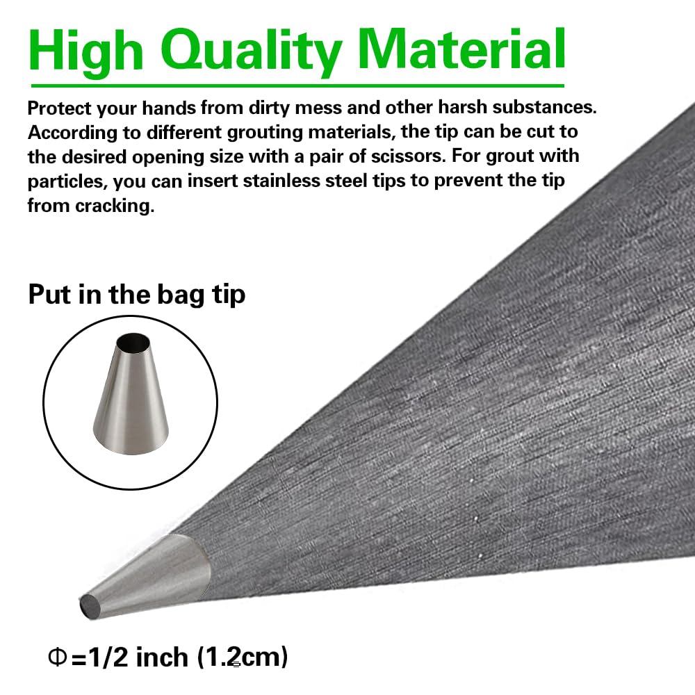 Tahikem tuck pointers 12 inch for tidy mortar gaps.