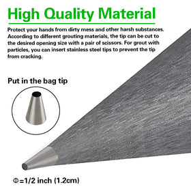 Tahikem tuck pointers 12 inch for tidy mortar gaps.