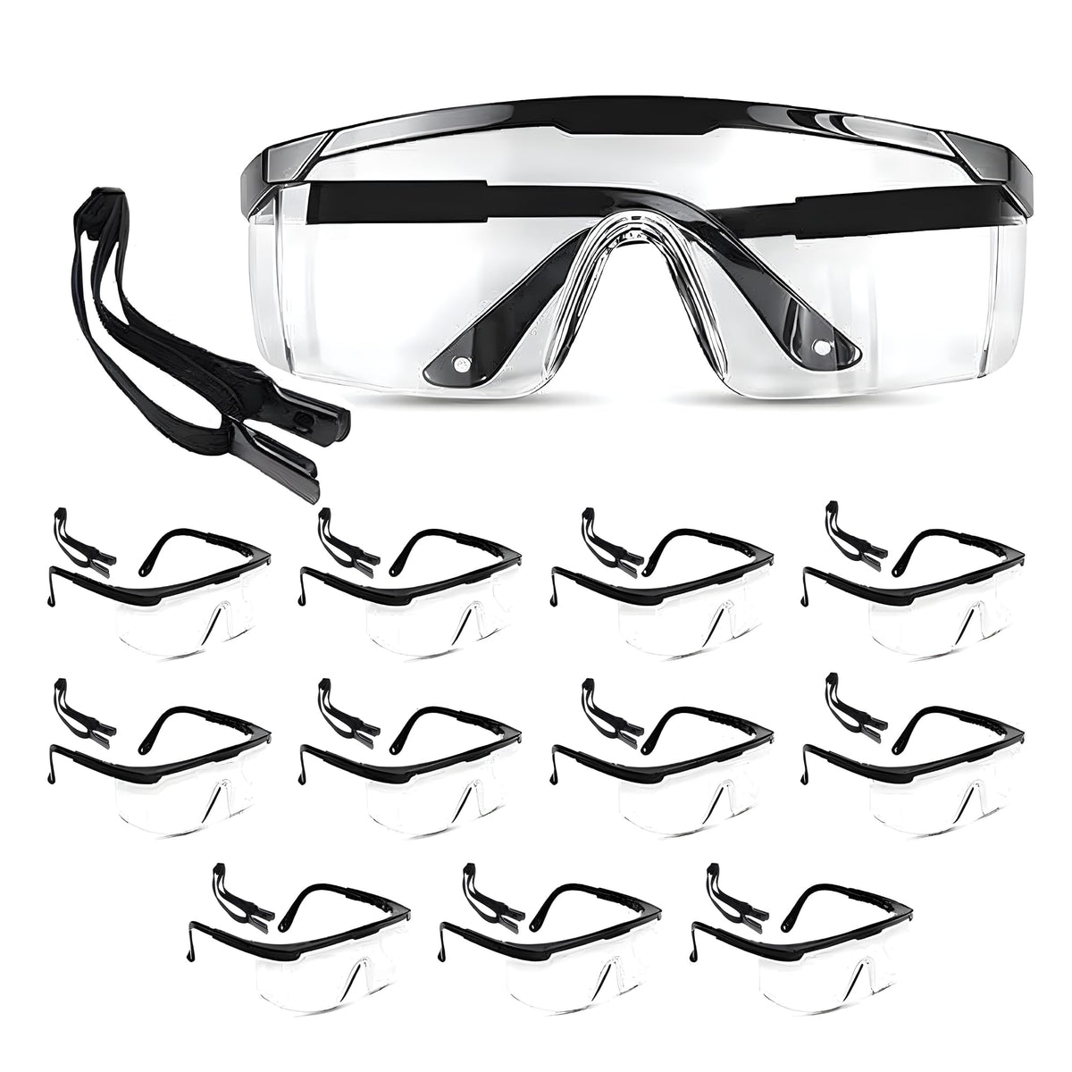 TAIGAOASIS 12-pack safety glasses with full coverage for all-day work comfort