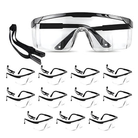 TAIGAOASIS 12-pack safety glasses with full coverage for all-day work comfort
