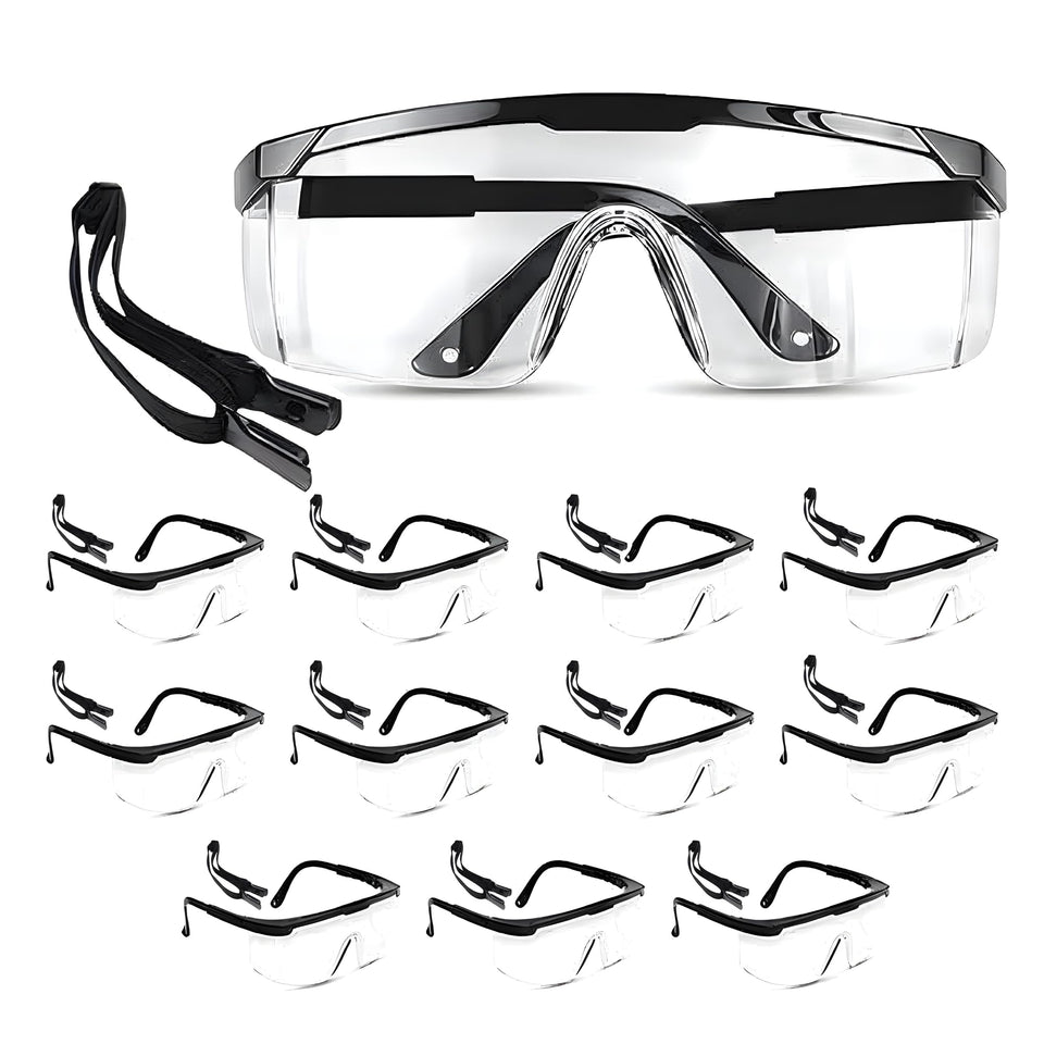 TAIGAOASIS 12-pack safety glasses with full coverage for all-day work comfort