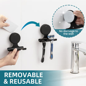 TAILI black, sleek design complements modern showers and bathrooms.
