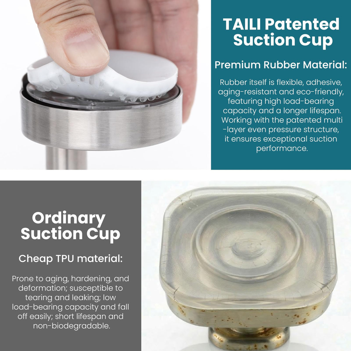 TAILI easy installation with PUFF sound on wall.