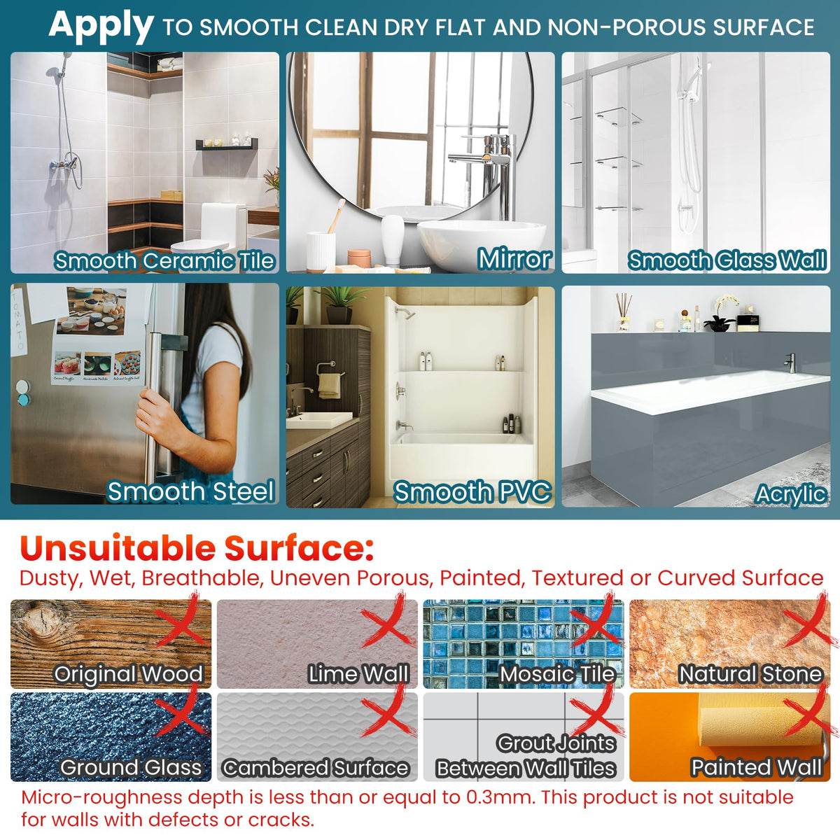 TAILI rust-proof stainless steel finish complements bathroom decor.