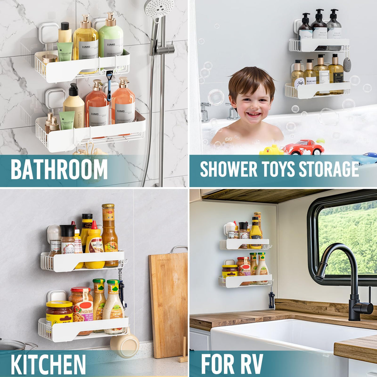TAILI large and small baskets demonstrating versatile storage options