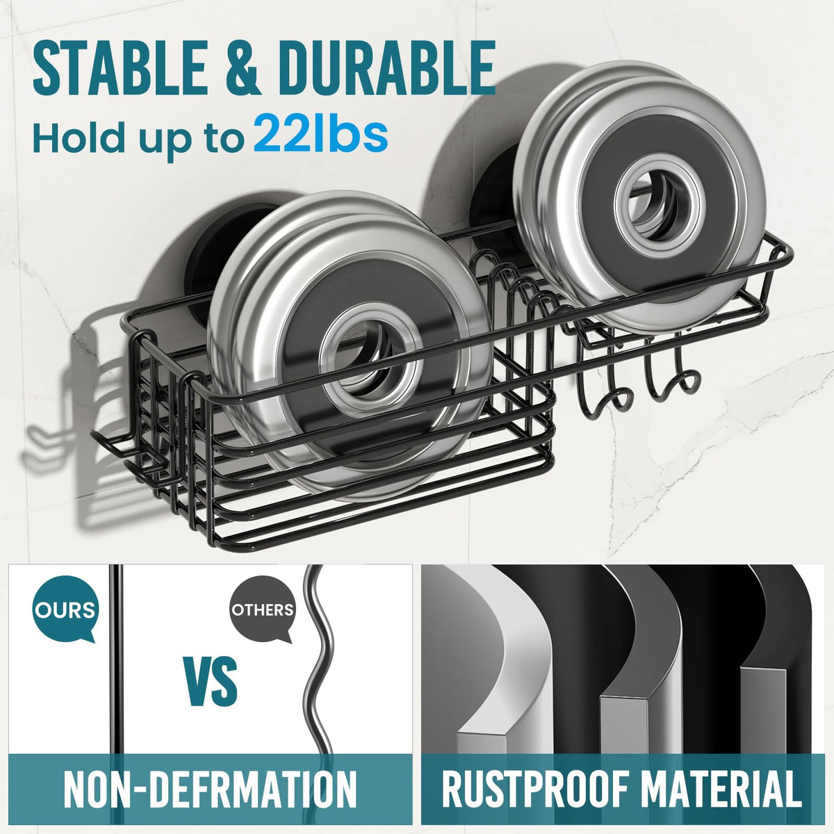 Taili strong suction cups that hold up to 22 lbs
