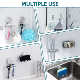 TAILI two-razor-capable holder fits most razors.