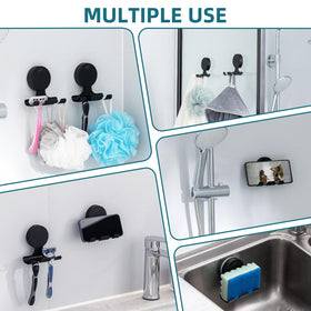 TAILI wall mount holds two razors for quick bathroom access.