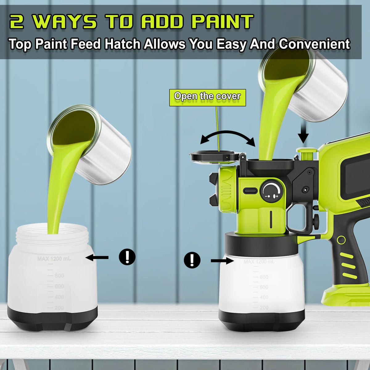 TAIRDA automatic spraying feature speeds up painting tasks
