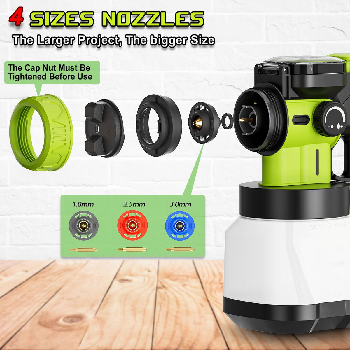 TAIRDA tool-only sprayer designed to run on Ryobi 18V batteries