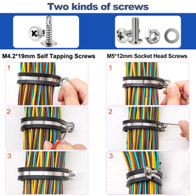 Taiss rubber cushion clamps emphasize secure fit and vibration reduction for piping.