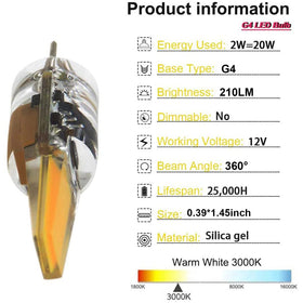 TAIYALOO G4 LED bulb 360-degree light for uniform room brightness