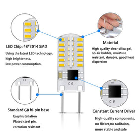TAIYALOO G8 LED with 360-degree beam for uniform illumination