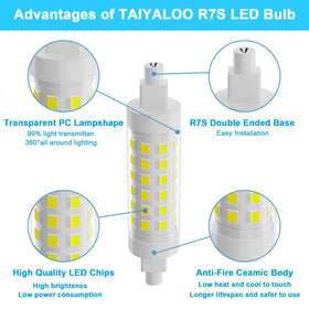 TAIYALOO R7S bulb ideal for lamp or floodlight fixtures.