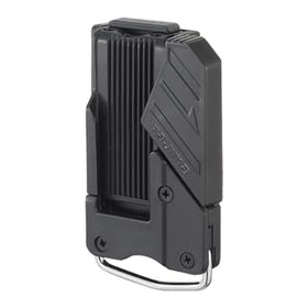 Clip-N-Hold securely clamps to belts up to 2.4 inches wide.