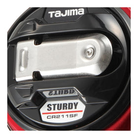 Collapsible metal handle adds reliability during field use.