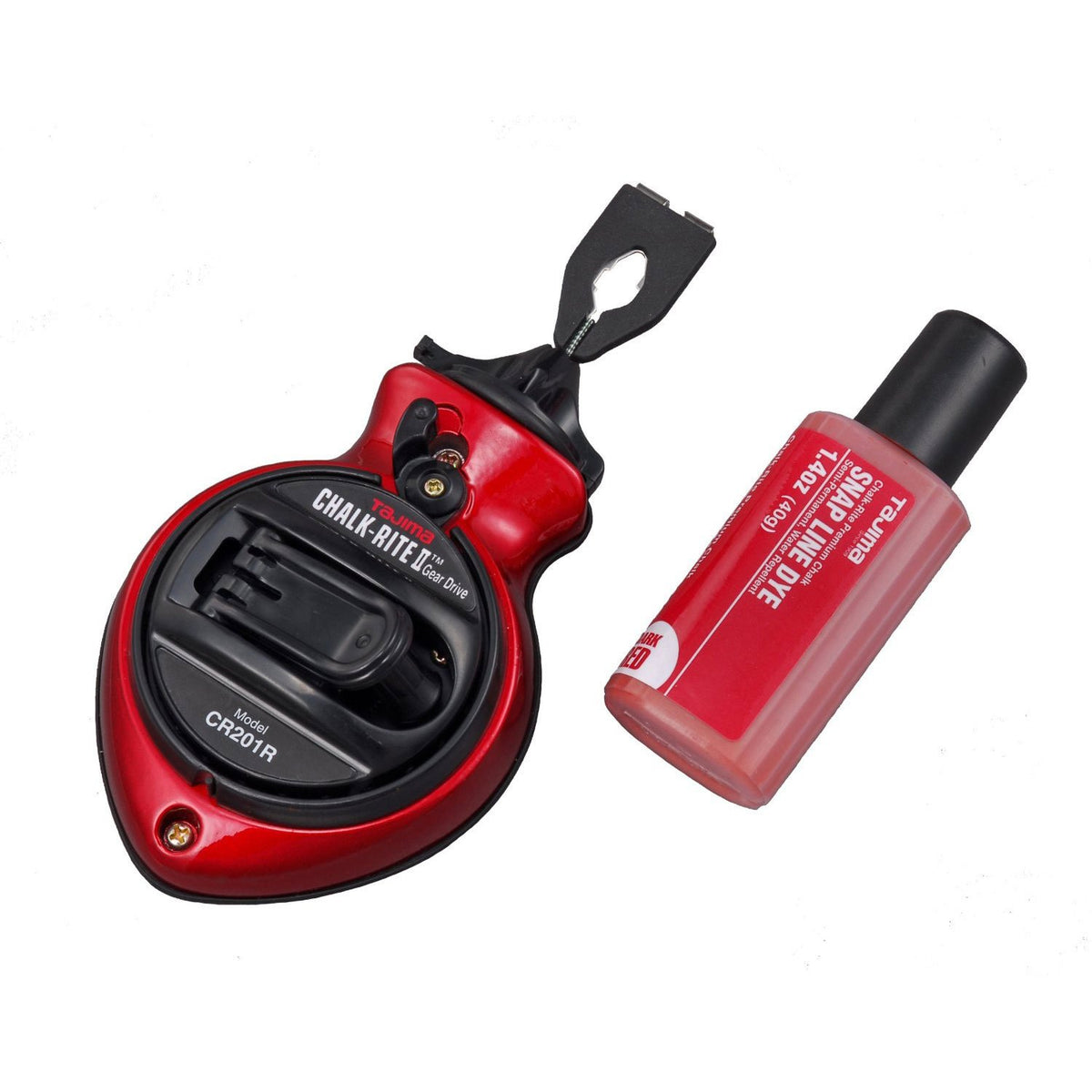 Tajima CR201R-PR chalk line with extra bold 1mm line for precise layout.