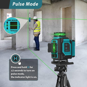 Takamine green crosshair visualization supports precise square layouts