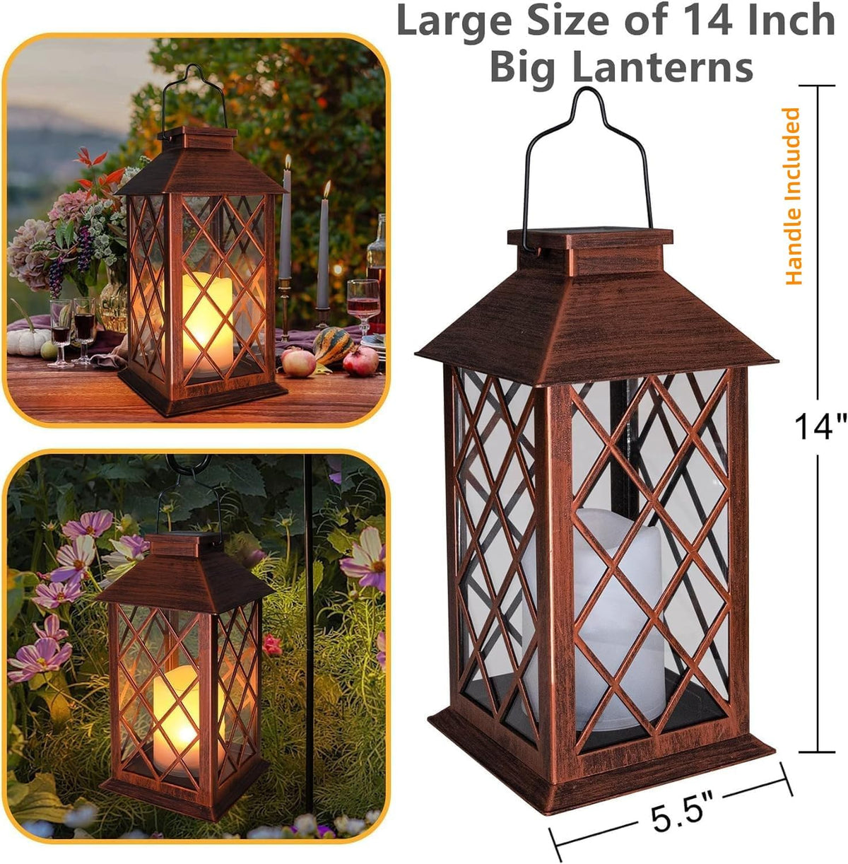 Take Me table centerpiece lantern ideal for alfresco dinners and events