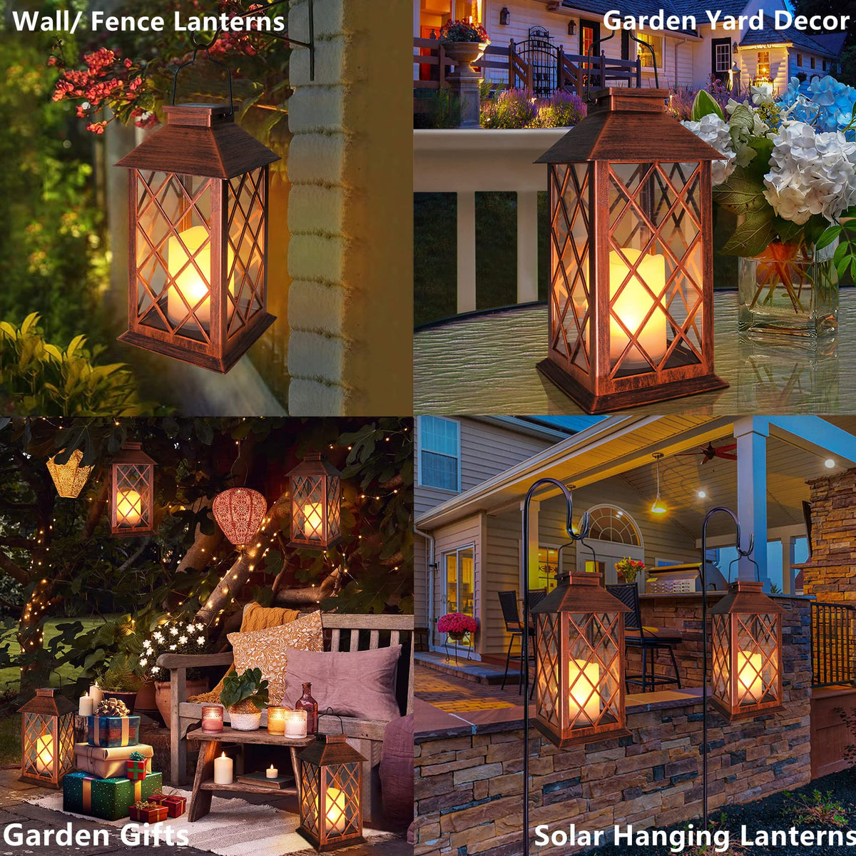 Take Me waterproof LED flickering candle lantern for year round outdoor use