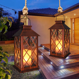 Take Me waterproof solar lantern delivers reliable night illumination outdoors.