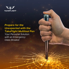 TF TAKEFLIGHT pocket clip keeps this tool within reach.