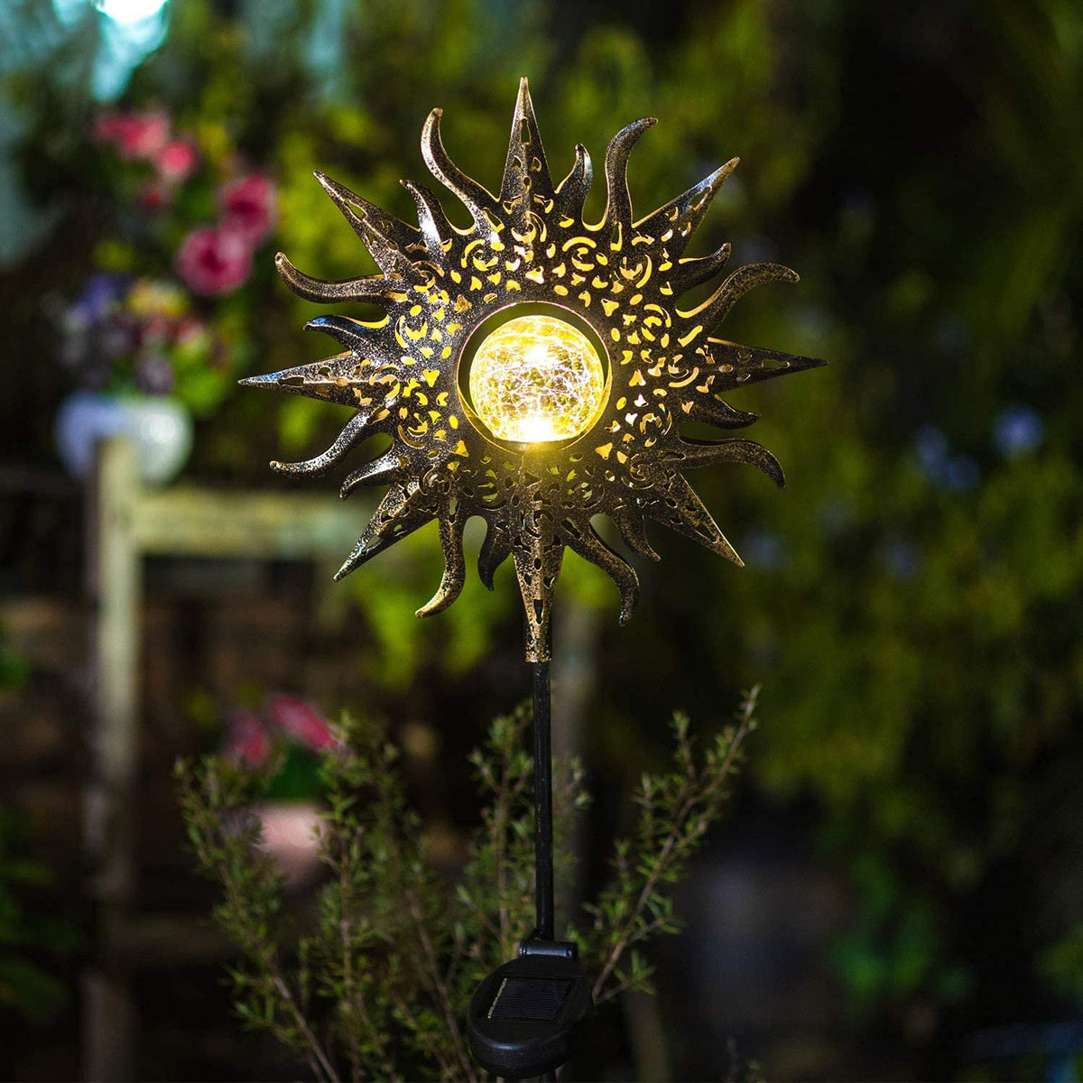 TAKE ME rustproof metal stake delivers reliable outdoor lighting in rain or shine