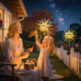 TAKE ME solar light stake is waterproof and corrosion resistant for all-weather use