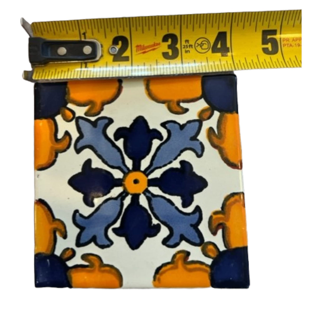 Talavera 4x4 tile sampler durable ceramic for wet areas and high-traffic rooms.