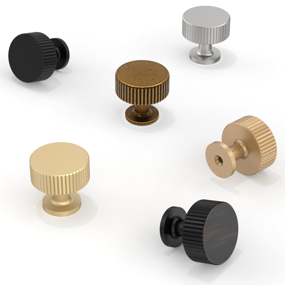 Talentedeco champagne bronze hardware suited for cabinets, closets, and dressers