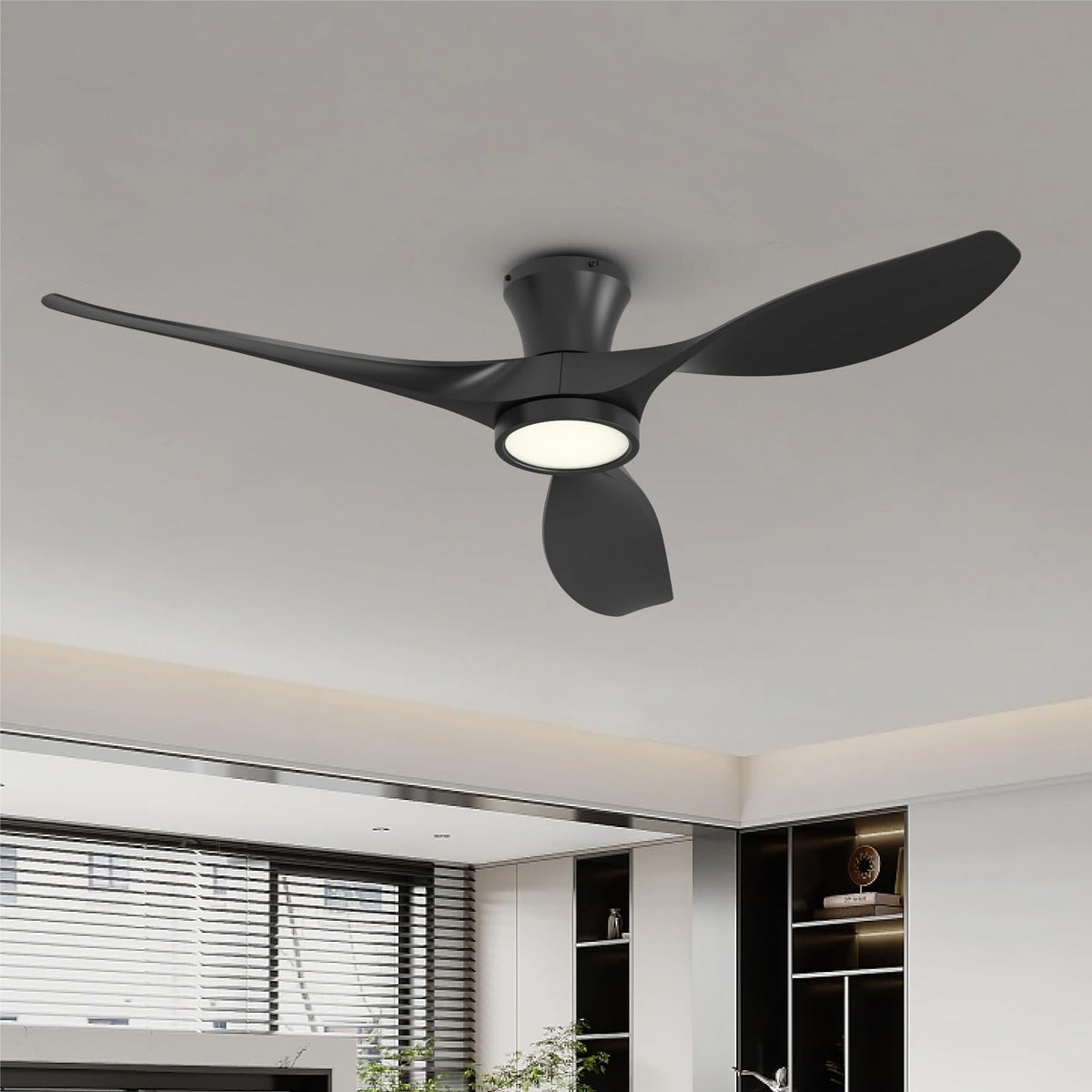 TALOYA 52-inch ceiling fan with LED light and remote for bright, energy-efficient comfort.