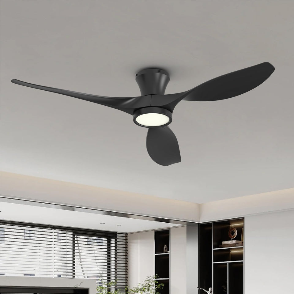 TALOYA 52-inch ceiling fan with LED light and remote for bright, energy-efficient comfort.