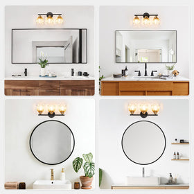 Taloya durable anti-rust metal fixture withstands humid spaces.