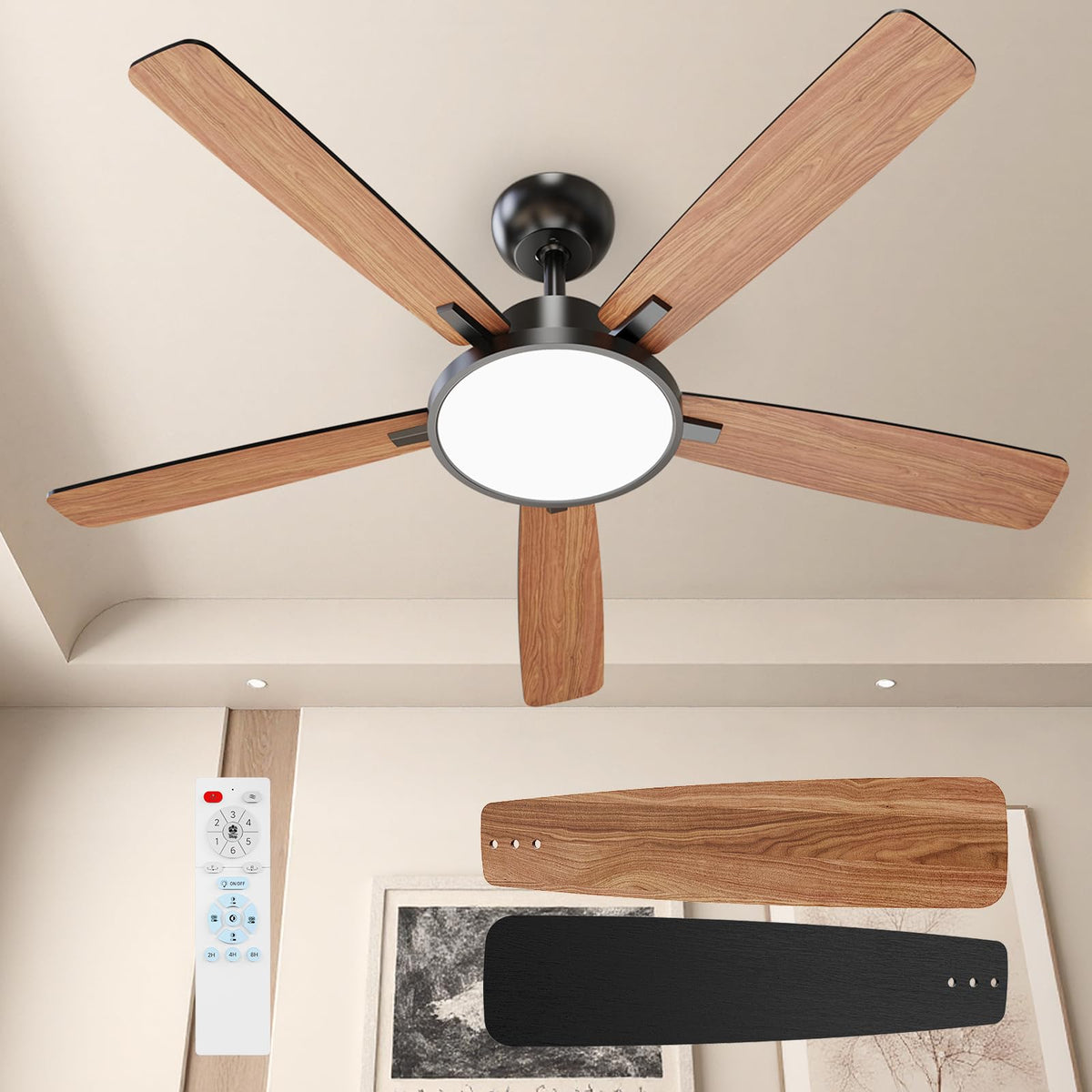 TALOYA waterproof fan body designed for indoor and covered spaces.