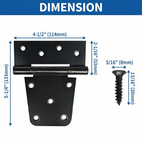 TamBee heavy duty gate hinge assembly showing robust construction for heavy gates