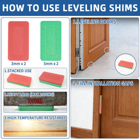TamBee universal hinge accepts left or right-handed doors and fits wood, metal, or commercial frames.