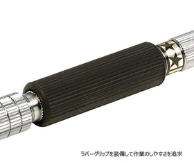 Tamiya Fine Pin Vise D-R nickel-brass body offers durable, stable performance.