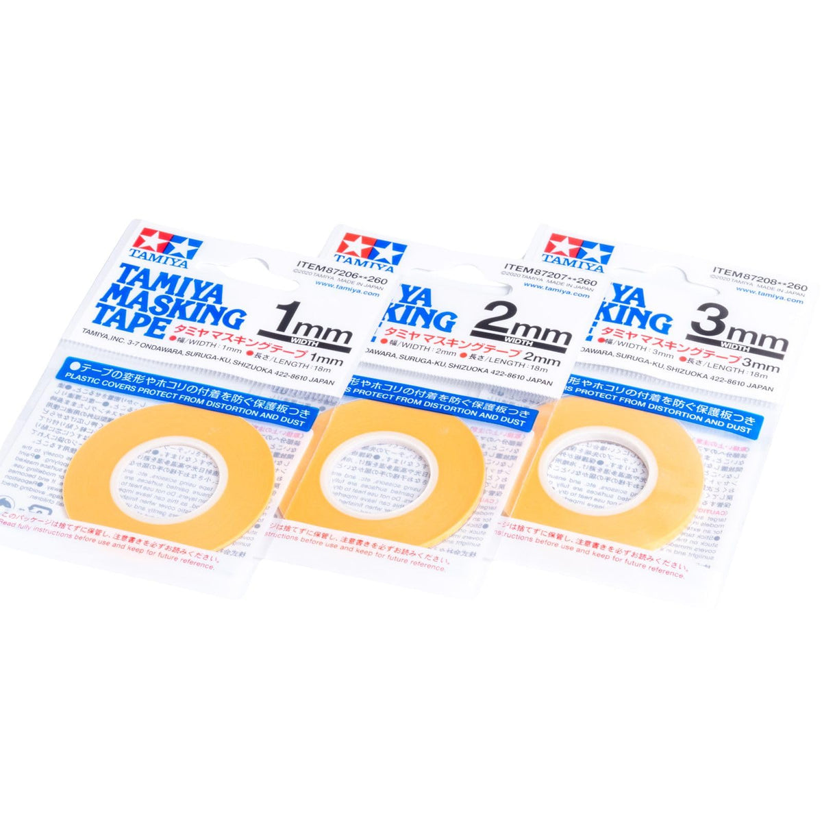 Tamiya Someie masking tape 1mm width ideal for precise edge masking on models