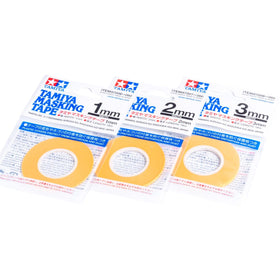 Tamiya Someie masking tape 1mm width ideal for precise edge masking on models