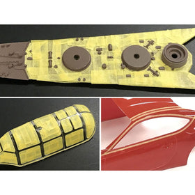 Tamiya Someie masking tape with reinforced sides prevents dust and deformation