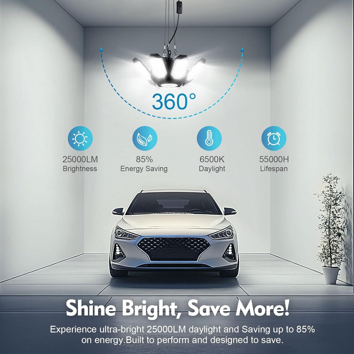 Tanbaby two-pack delivers 50,000 lumens of daylight brightness.